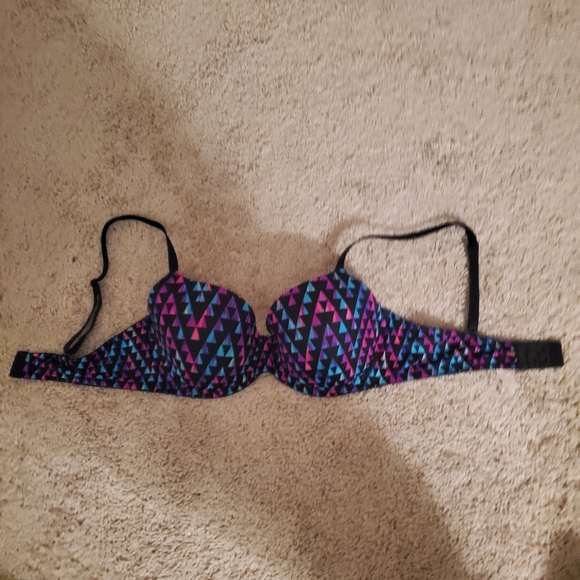 Pink Victoria's Secret Colorful Bra Size 36D - Picture 4 of 7